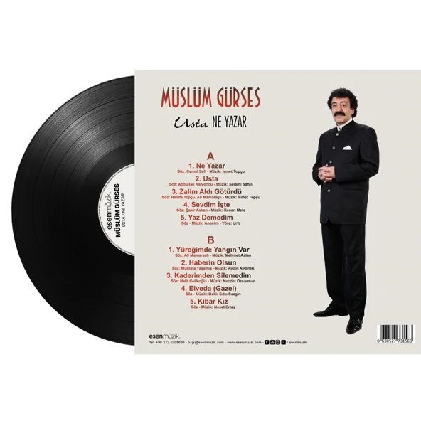 Müslüm Gürses Usta Ne Yazar - Plak - Resim 4