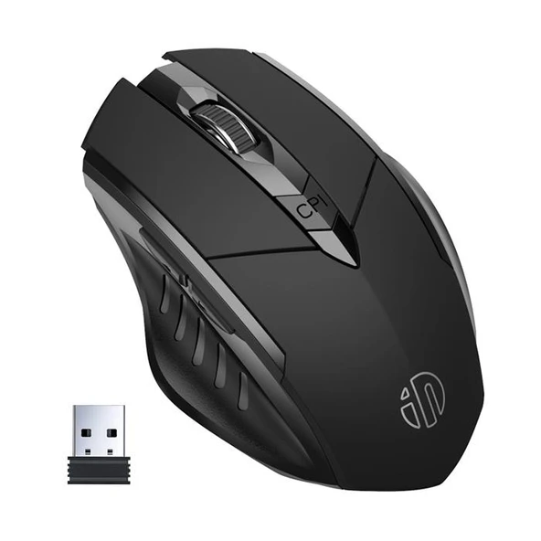 Polham 2.4G 700mAh Şarj Edilebilir Süper Sessiz Gaming, Oyuncu Mouse, Ergonomik Tasarımlı Mouse ürün görseli 1