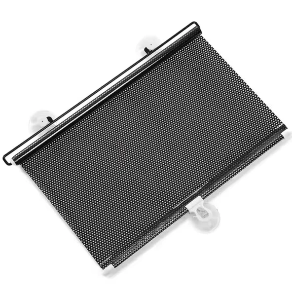 Polham 58x125 Cm Geri Çekilebilen Araç İçi Ön Cam Güneşlik, Ev Tipi Cam Güneşlik UV Engelleyici Perde ürün görseli 1