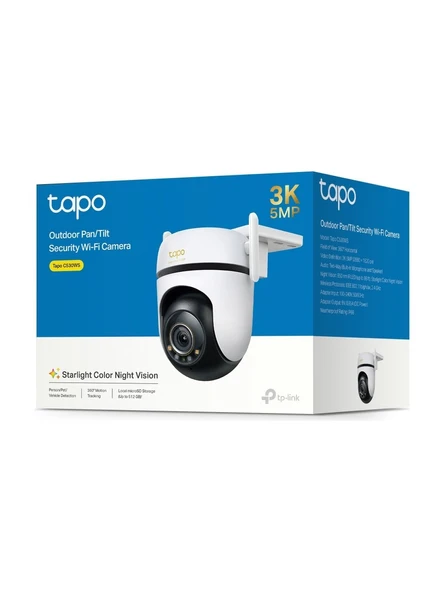 TP-Link Tapo C530WS Speed Dome 5 MP 360 Derece Gece Görüşlü IP Wi-Fi Güvenlik Kamerası ürün görseli 1