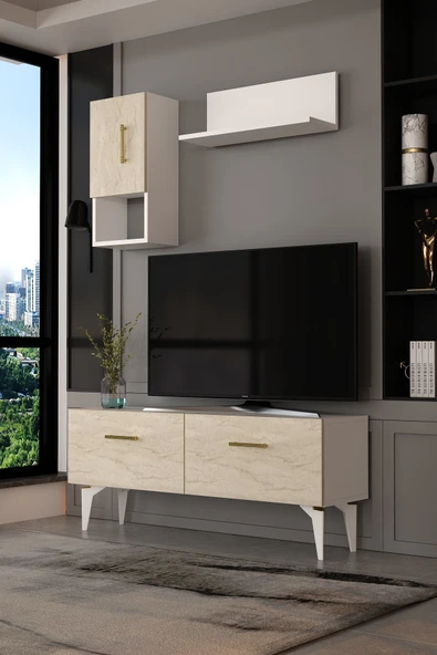 Dekortis Home Dekor 120DHDTDR2 EROS RAFLI TV SEHPASI,ÜNİTESİ ürün görseli 1
