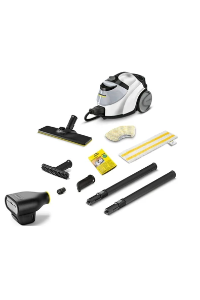 Karcher Sc 5 Easyfix Iron Plug Buharlı Temizlik Makinesi 2200W 4.2 Bar Ütü Başlıklı Cam Halı Sert Zemin Kimyasalsız Hijyenik Profesyonel Ev Tipi Yüksek Basınçlı Hızlı Buhar Temizleyici Garantili ürün görseli 1
