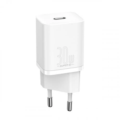 Baseus 30W Super PD Type C Ultra Hızlı Şarj Adaptörü, Akıllı Çipli,Isınmaz,Telefon,Tablet Şarj Aleti ürün görseli 1