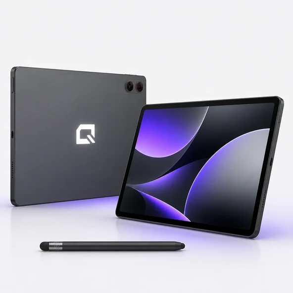 Quantum Elise T80P 8 Core 2 GHz 8GB 256GB Şeffaf Kılıf Pasif Kalemli 11" IPS FHD Android 16 Tablet ürün görseli 1