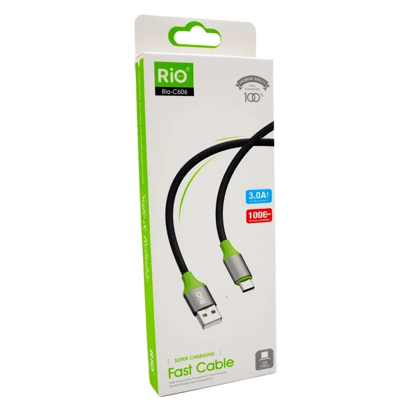 USB / TYPE-C Hızlı Şarj Data Kablosu 100 cm - Resim 2