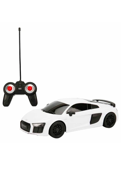 Full Fonksiyonlu Kumandayla Tam Kontrol: 1:24 Audi R8 Işıklı Uzaktan Kumandalı Araba ürün görseli 1