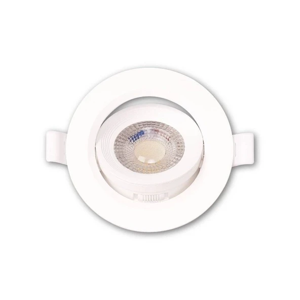 ACK Led Spot Downlİght 6W Beyaz Çerçeve CCT IP20 AD01-00690 ürün görseli 1