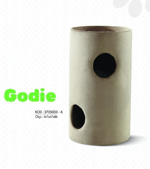 WOOLART GODIE KEDİ TIRMALAMA MOBİLYASI BEJ ürün görseli 1