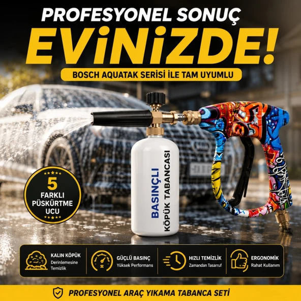 PTTAVM: Polham Tüm Bosch Aquatak Serisi ile Uyumlu Basınçlı Yıkama