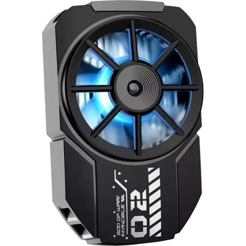Polham Işıklı Turbo Hızlı Sessiz Telefon Soğutma Fanı, Gamer Oyuncu Radyatör Soğutucu ürün görseli 1