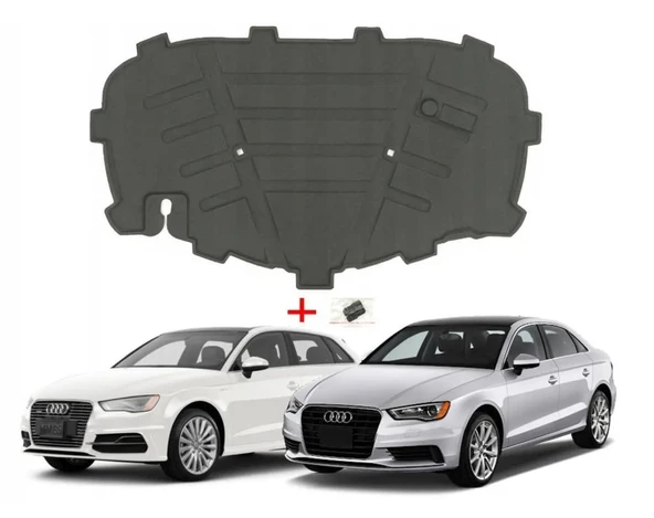 AUDI MOTOR KAPUT KECESI KLIPSLI 1.KalIte-A3 SEDAN HB 2013-2021 ürün görseli 1