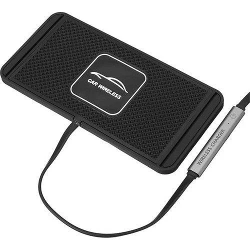 Polham 15W Ultra Hızlı USB Girişli Masaüstü Kablosuz Şarj Aleti,Şarj Pedi, Kaydırmaz Kablosuz Şarj ürün görseli 1