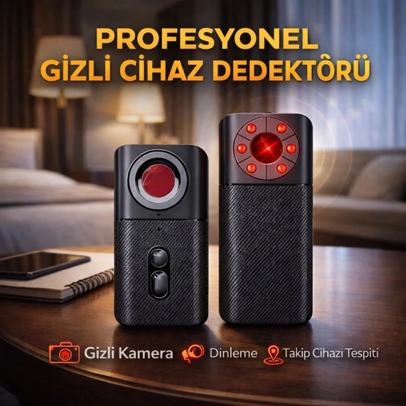 Polham Profesyonel Cihaz Dedektörü – Kamera, Dinleme ve GPS Takip Cihazı Tespit Cihazı | Kızılötesi Sinyal Algılama ürün görseli 1