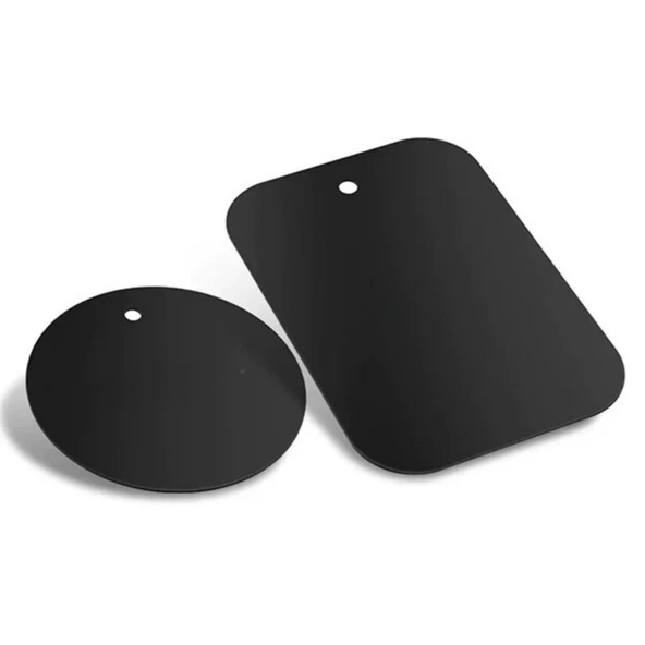 Polham 0.4mm 2 Adet Set Ultra İnce Yapışkanlı Metal Mıknatıs, 3M Hafif Tüm Telefonlara Uyumlu Mıknatıs ürün görseli 1