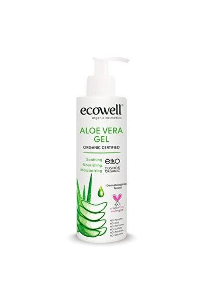 Ecowell Organik Aloe Vera Jel 200 ml ürün görseli 1