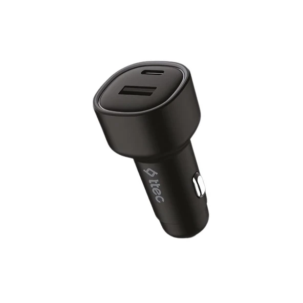 Ttec Süper Hızlı 83W 1xUSB ve 1x PD Type-C Araç Şarj Cihazı, 12/24V Çakmaklık Girişli Akım ve Isı Korumalı ürün görseli 1