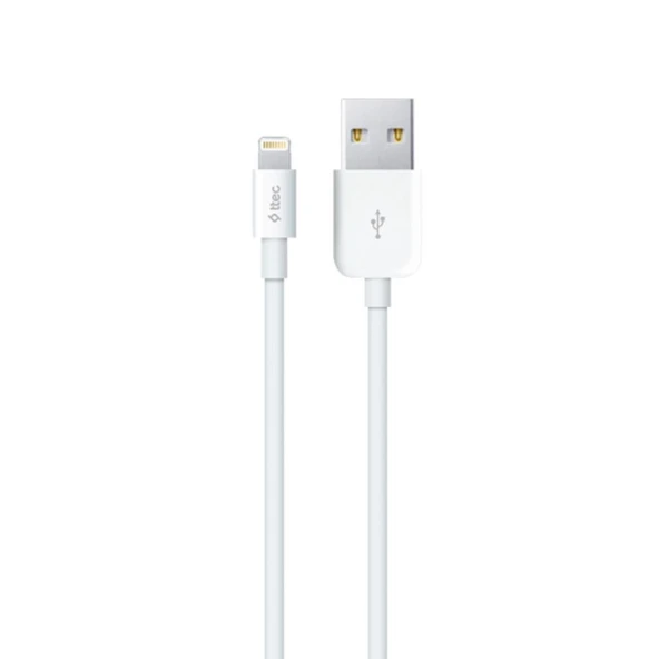 Ttec 120CM Ultra Hızlı Apple MFİ Sertifikalı İphone Lightning Şarj ve Data Kablosu, Akım ve Isı Korumalı Kablo ürün görseli 1
