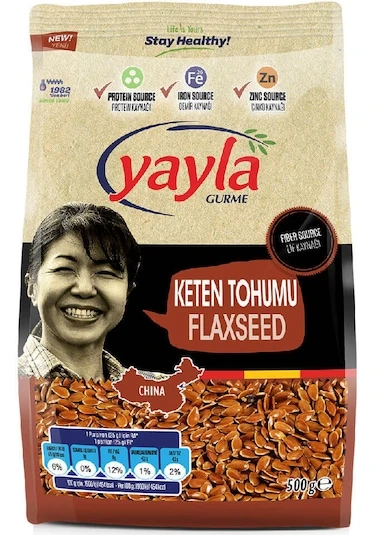 500 GR YAYLA GURME KETEN TOHUMU PAKET ürün görseli 1