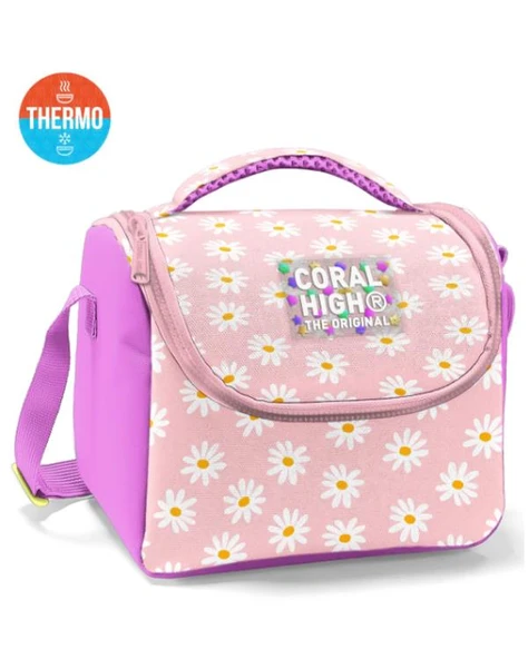 Coral High Papatya Desenli Thermo Beslenme Çantası 37124 ürün görseli 1