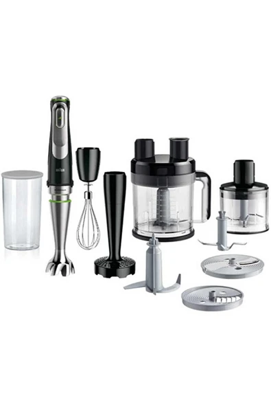 Braun MultiQuick 9 MQ9187XLI 1200W Çelik Bıçaklı 500 ml Hazneli Premium El Blenderi ürün görseli 1