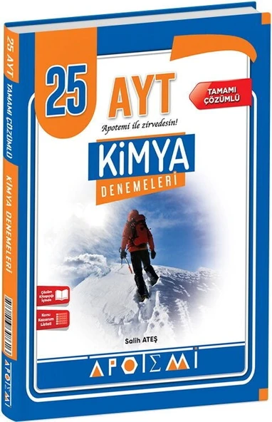 AYT Kimya 25 li Denemeleri Apotemi Yayınları ürün görseli 1