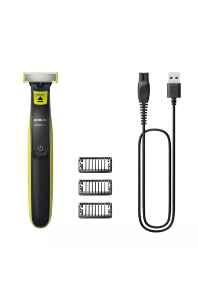Philips QP2724/10 OneBlade Yüz Şekillendirici Tıraş Makinesi Islak-Kuru Kullanım ürün görseli 1