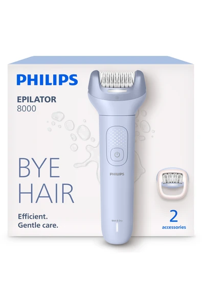 Philips 8000 Serisi BRE708/05 Tüm Vücut Epilatör Seti, Islak & Kuru, Kablosuz ürün görseli 1