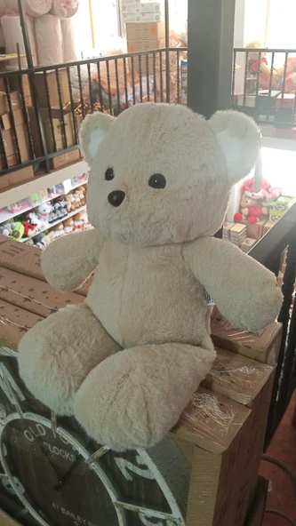 Oyuncak Peluş Sevimli Uyku Arkadaşı Tombiş Ayıcık 45 cm ürün görseli 1