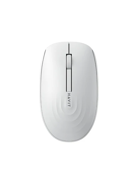 Havit MS93RF Beyaz Ergonomik Optik Kablosuz Mouse ürün görseli 1