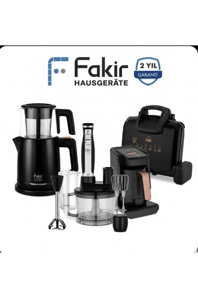 Fakir Black Rose 4'lü Avantaj Elektronik Çeyiz Paketi ürün görseli 1