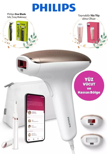 Philips Lumea Advanced 7000 Serisi IPL Epilasyon, Cilt Tonu Sensörlü -Çantalı, Kaş Düzeltici Hediyeli, Işık Teknolojili, Cilt Sensörlü, Pürüzsüz Cilt Etkisi ürün görseli 1