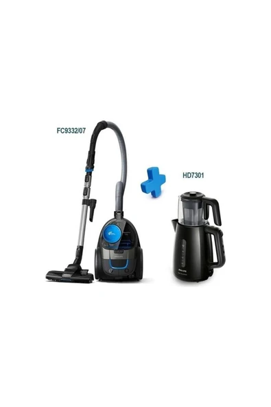 Philips Powerpro City Toz Torbasız Süpürge Fc9332/07-Daily Collection Çay Makinesi HD7301/00 ürün görseli 1