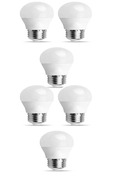 Şahnet 6W E27 Mini Top Led Ampul Beyaz - 6500K (6 Adet) Minik Avize Lambası ürün görseli 1