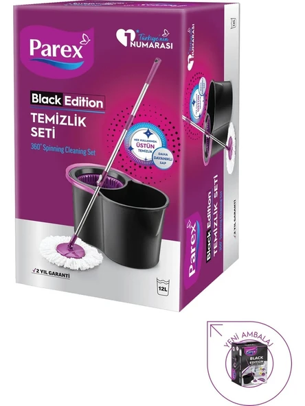 Parex Black Edition Otomatik Temizlik Seti ürün görseli 1