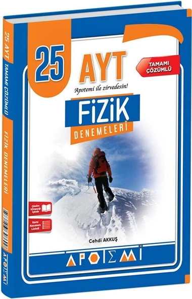 AYT Fizik 25 li Denemeleri Apotemi Yayınları ürün görseli 1