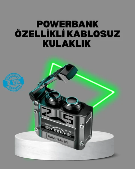 Bluetooth Kulaklık Kablosuz Anc Gürültü Önleyici Stereo Ses ürün görseli 1