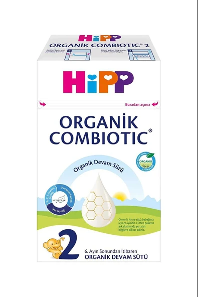 Hipp 2 Organik Combiotic Bebek Sütü 600 Gr ürün görseli 1