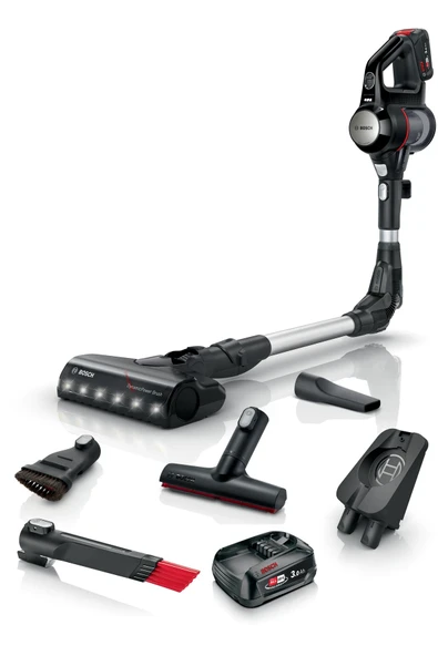 Bosch Çift Bataryalı 10 Yıl Motor Garantili 66.000 rpm motoru ve LED’li motorlu başlıklı Süpürge ürün görseli 1