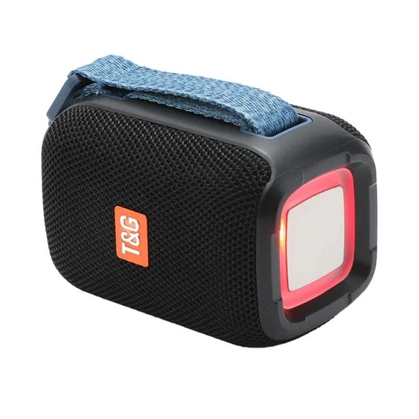 T&G TG339 AUX/USB/SD/FM/Bluetooth Destekli Taşınabilir Led Işıklı Wireless Hoparlör - Speaker ürün görseli 1