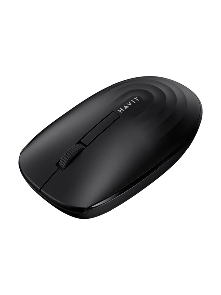 Havit MS93RF Siyah Ergonomik Optik Kablosuz Mouse - Resim 2