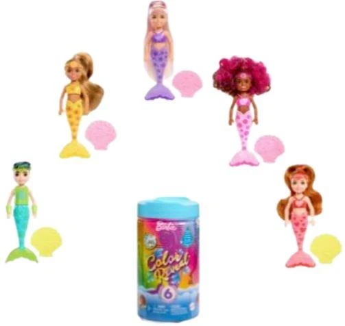 Barbie Color Reveal Hdn75 - Renk Değiştiren Sürpriz Chelsea Gökkuşağı ürün görseli 1