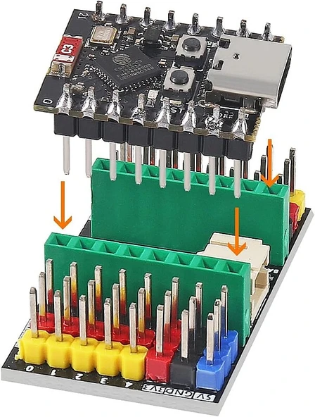 ESP32-C3 SuperMini Genişletme Kartı - Resim 2