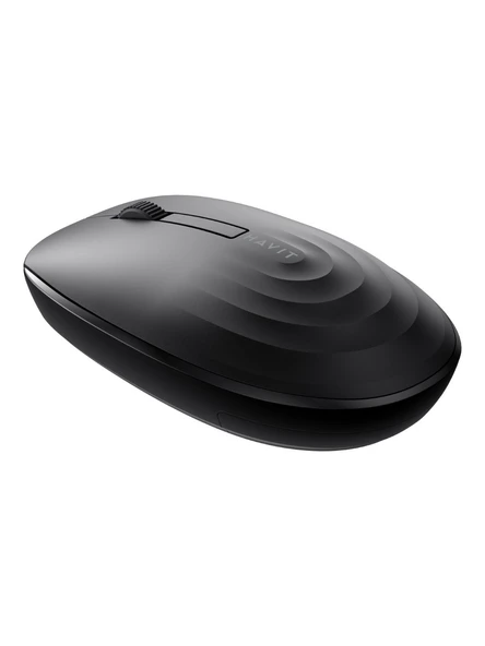 Havit MS93RF Siyah Ergonomik Optik Kablosuz Mouse - Resim 4