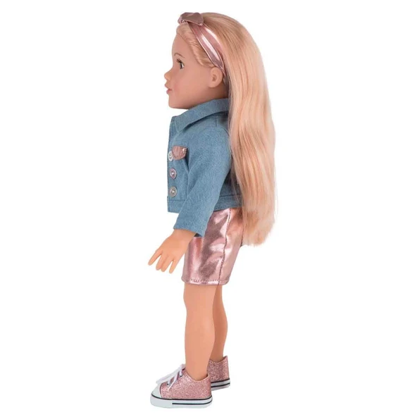 Orijinal Designafriend Kylie Bebek - 47 cm Büyük Boy Saç Tasarım ve Evcilik Oyuncağı ürün görseli 1