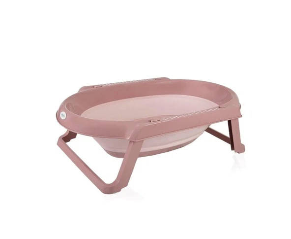 BabyJem Katlanır Banyo 5'Li Küvet Seti 596 Somon ürün görseli 1