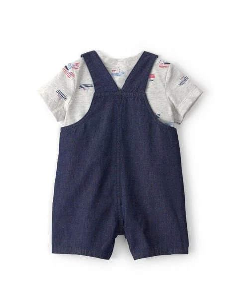 Carters Erkek Bebek Salopet Set 1U564010 Mavi ürün görseli 1