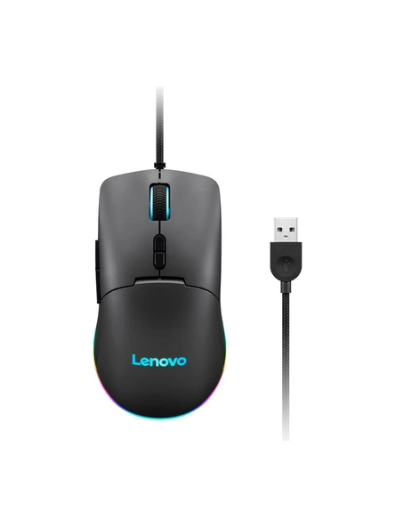 Lenovo M210 RGB GY51M74265 Optik Kablolu Oyuncu Mouse ürün görseli 1