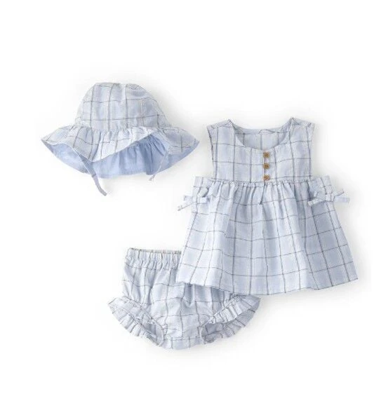 Carters Kız Bebek Alt Üst Set 1U618010 Mavi ürün görseli 1