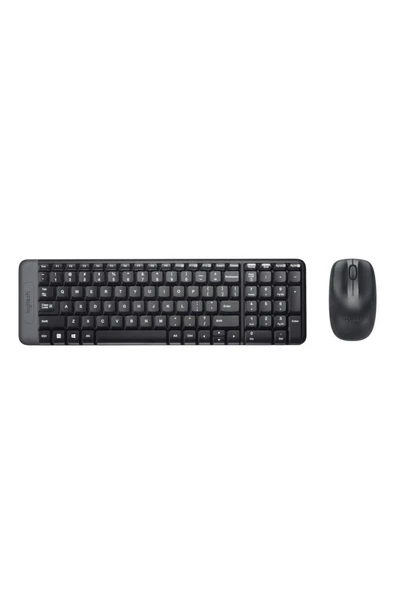 logitech MK220 Kablosuz Türkçe Q Klavye Mouse Seti, Siyah 920-003163 ürün görseli 1