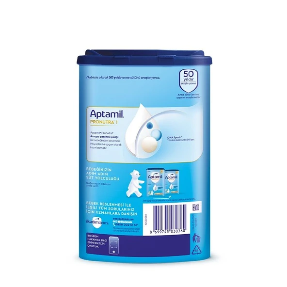 Aptamil Bebek Sütü Maması No1 0-6 Ay 800 Gr ürün görseli 1